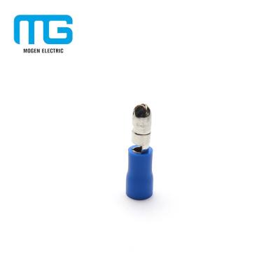 China PVC Insulation Brass Blue Waterproof Electrical Male Bullet Terminal Connector for sale