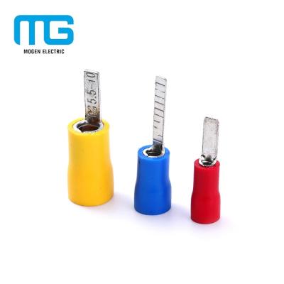 China Industrial Plating Tin Insulated Blade Connector Crimped Hook Push Terminals for sale