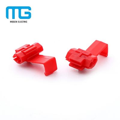 China Brass Splice Red Brass Scot Lock Insulated Quick Connect Terminal Block for sale