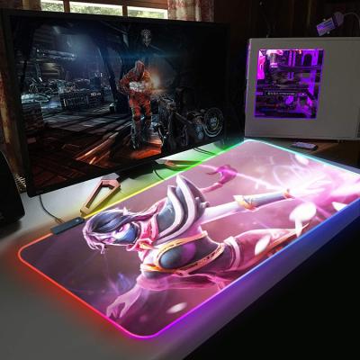 China HEAT Sublimation Led Custom Large RGB Desktop Gaming Mouse Pad for sale