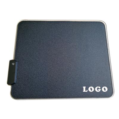 China Eco-friendly Sublimable Waterproof Promotional Mouse Mat Desktop Computer Wireless Charging Mouse Pad for sale