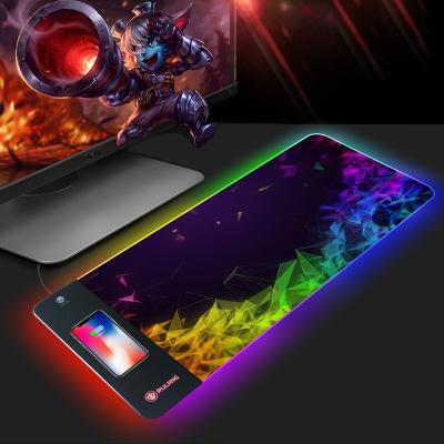 China Mobile Phone 10W-15W PASSIONATE Wireless Charger Fast Qi Wireless Charger Mouse Pad For Smartphone for sale