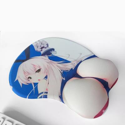 China Wholesale Custom PASSIONATE Wrist Rest Mouspad With Sexy Girl for sale