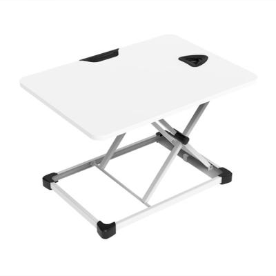 China Factory Wholesale Adjustable Foldable Height Adjustable Laptop Position Desk (Height) Manual Converter Small for sale