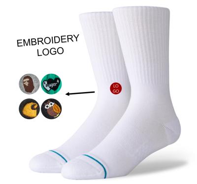 China Wholesale custom made thick cotton QUICK DRY position logo warm winter sports socks for men for sale