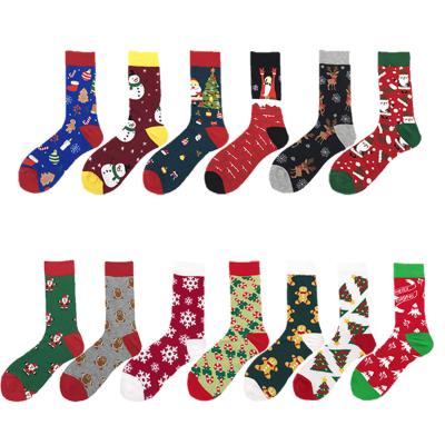 China Sporty Hot Sale Cotton Funny Festival Socks Fashion Christmas Socks For Unisex for sale