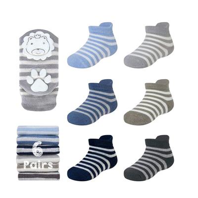 China Viable New Design Anti Slip Toddler Socks Solid Color Infant Newborn Baby Socks for sale