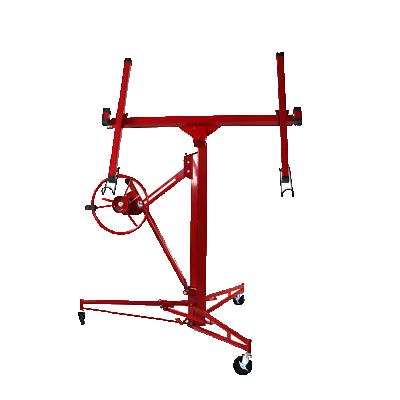 China Construction Site Lifter 16' Drywall Panel Crane Hand Hoisting Machine Drywall Tool Plasterboard Lifter Gypsum Board Lift for sale