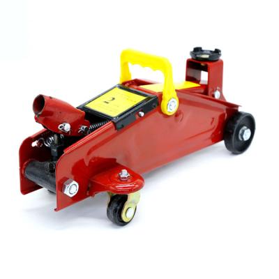 China Mechanic Portable Mini Red Color Car Hydraulic Floor Jack For Car Wash for sale