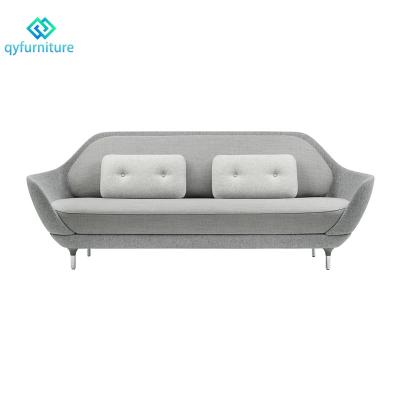 China Commercial Grade Living Room Furniture Modern Design Wedding Events Fabric Two Seater Sofas for sale