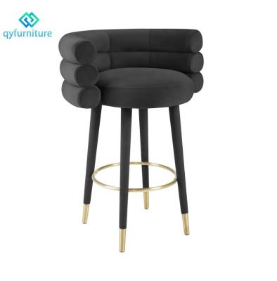 China Modern Commercial Grade Modern Bar Furniture Upholstered Bar Stools Umpire Chairs for sale