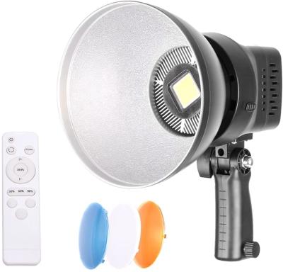 China Photography vdieo studio making a movie 150W High Power LED Photography CRI>95 Mount Three-color Light Filter Bowens Remote Controller Wedding Fill Light Photo Video for sale