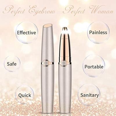 China Portable Mini Eyebrow Hair Removal Lipstick Trimmer Electric Eyebrow For Brows for sale