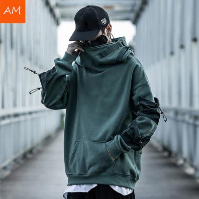 China Custom Designer Anti-pilling Streetwear High Quality Refine Oversized Men's Techwear Hoodie for sale