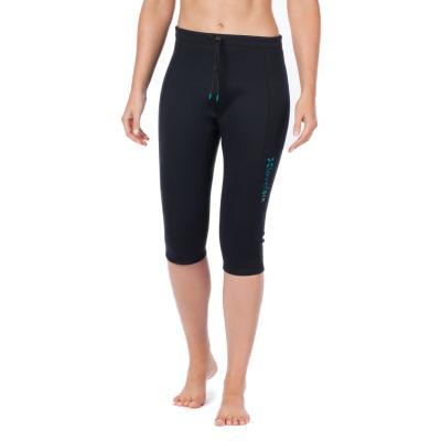 China High Waist And Draw Cord Sup Wetsuit Pants / Black Capri Pants for sale