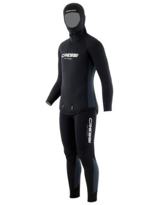 China Neopreno superior liso do roupa de mergulho 1.5MM do neopreno da pele do estiramento super 2 partes do roupa de mergulho para Freediving à venda