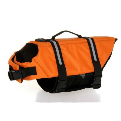 China Custom  Lightweight Dog Life Vest Orange / Neoprene Dog Hunting Vest for sale