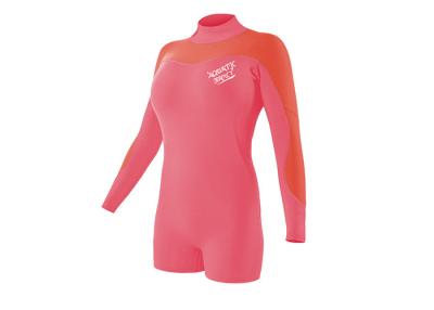 China Fashion Women Rash Guard Neoprene Shorty Surf Suit Adjustable Neck Closure for sale