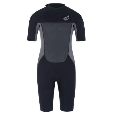 China Shorty Kids Neoprene Wetsuit For Boys / Girls 3mm Neoprene One Piece Thermal Swimsuit for sale