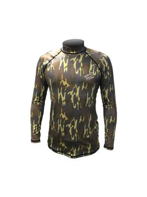 China Men'S UPF 50+ Long Sleeve Surf Rash Guard Swim Shirt Sublimation Printing for sale