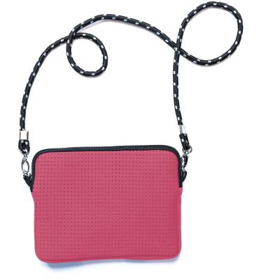 Cina Piccola borsa di Crossbody del neoprene/borsa totalizzatore della spalla con la tasca interna e le cinghie regolabili in vendita