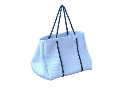 China Durable Neoprene Beach Bag With Zipper / Water Resistant Tote Bags for sale