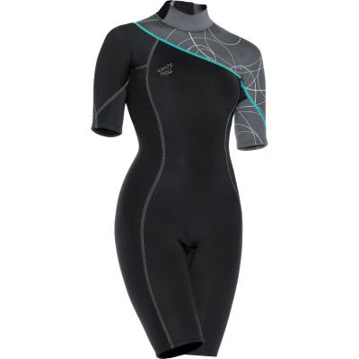 China Women 2mm Shorty Full Diving Suits 3mm Premium CR Neoprene For Snorkeling for sale