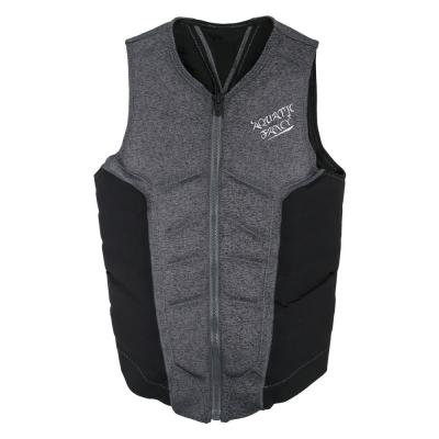 China Premium Neoprene Competition Life Jacket Waterski Warkboard Side Zip Impact Vest for sale