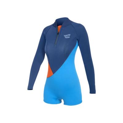 China Voorpit 2mm Neopreen Thermische Wetsuit, Koker van Shorty Wetsuit van Vrouwen de Ééndelige Lange Te koop