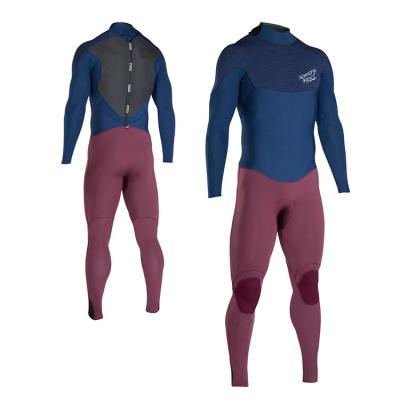 China EN14225-1 3mm Neoprene Wetsuit Back Zip Long Sleeve For Diving / One Piece Wetsuit for sale