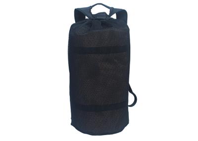 China Woven Label Dive Mesh Backpack With Magnet Closure / Scuba Gear Bag for sale