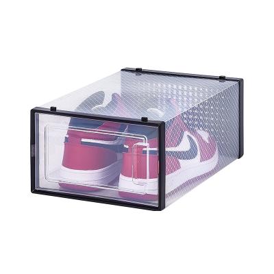 China Custom Logo Aceepetable Clear Plastic Storage Shoe Combination Shoe Boxes {OEM & ODM} Free for sale