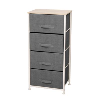 China Foldable Black Make Up 7 Dresser Chest Of Drawers Wardrobe for sale