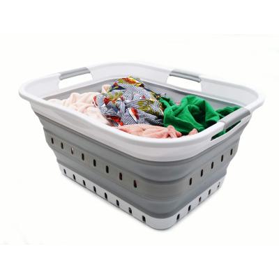 China Pop Up Storage Container Collapsible Collapsible Plastic Laundry Hamper CLASSIC for sale