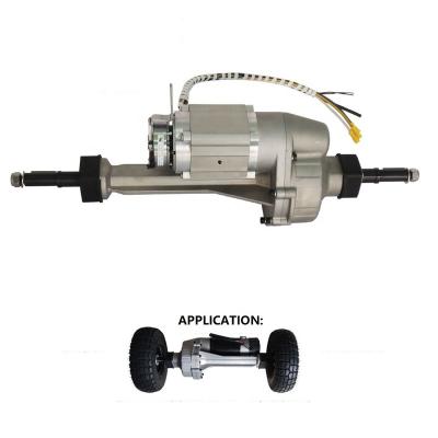 China Electric Vehicles Rear Axle Or Small Tricycle Rear Axle With 24v Electric Brushless DC Motor for sale