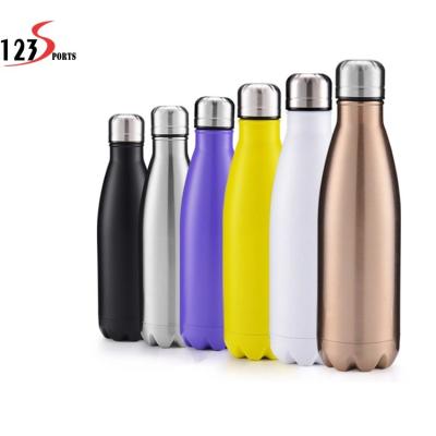 China Sustainable Sports Water Bottle Wholesale BPA Free Double Wall Stainless Steel 500ml/750ml SS Water Bottle for sale