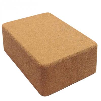 China Yoga Exercises Wholesale Eco-Friendly Natrual Cork Custom Yoga Block Cork Yoga Block Yoga Blocks for sale