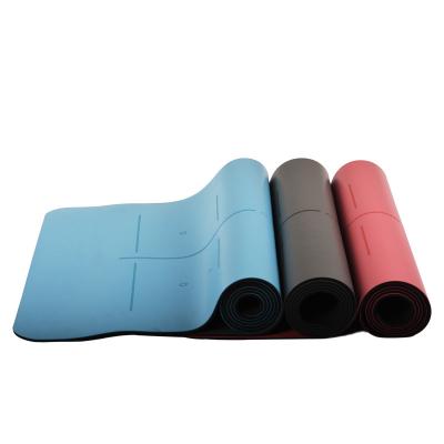 China Custom Leather Mat Rubber PU Yoga Mat Anti Slip Pu Yoga Mat Logo Natural Rubber Yoga Mat for sale