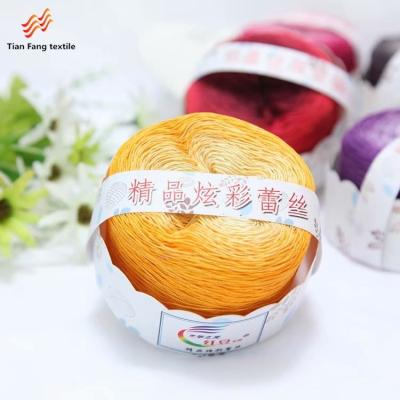 China 2019 Sustainable Hot Sale India Scarf Lace Cake Yarn 100% Cotton Yarn for sale