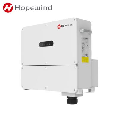 China HOPEWIND High Efficiency 100KW 110KW 125KW Solar Inverter On Grid Tie MPPT Grid-tie Inverter 800*680*330mm for sale