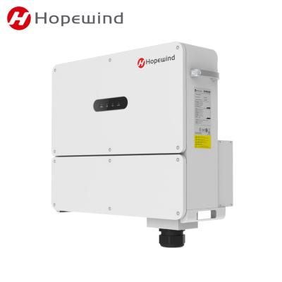 China HOPEWIND 125KW 110KW 3 Phase Grid Tie Easy Operated Inverter On Grid Solar Inverter 100KW Grid Tie Inverter 800*680*330mm for sale