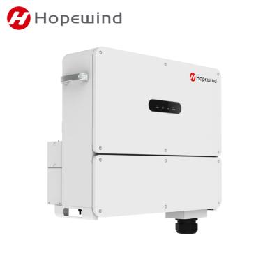 China HOPEWIND 100kw Solar Inverter On Grid Inverter PV Grid Tied Inverter 800*680*330mm for sale