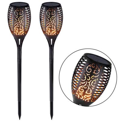 China Hot Selling LANDSCAPE Solar Powered Outdoor Decoration Light Waterproof Torch Flame Torch Solar Flashing Light for sale