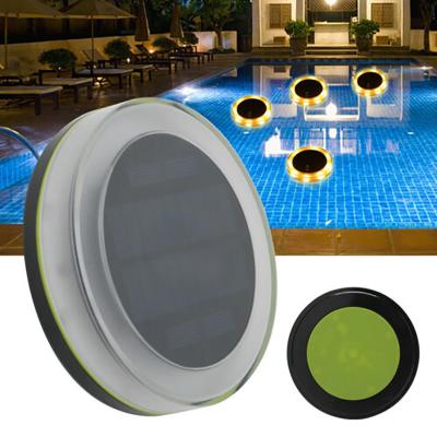 China Modern Colorful IP68 Solar LED Swimming Pool Floating Light With 1000mAh Li-ion Battery 