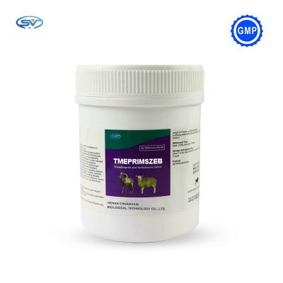 China Veterinary Bolus Tablet Trimethoprim Sulfadiazine 200mg For Horses Cattle Pigs Dogs for sale