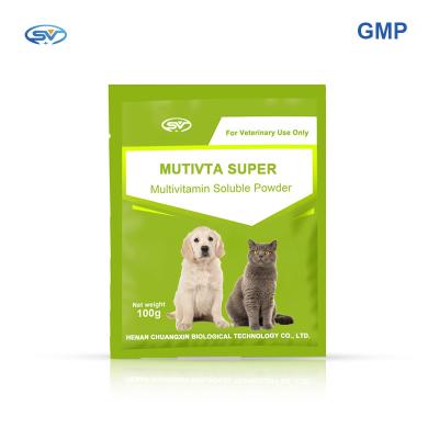 China Veterinary Multivitamin Vitamin Mineral Multivitamin Soluble Powder For Pet And Poultry for sale