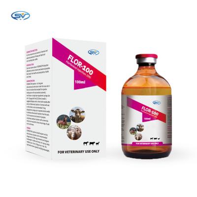 China Florfenicol Injection 10% Veterinary Medicine Drugs Cattle Sheep Bacterial Diseases for sale