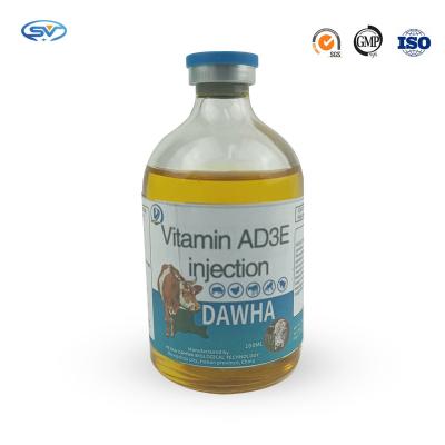 China Multivitamin Veterinary Injectable Drugs Vitamin AD3E Injection For Cattle Sheep for sale