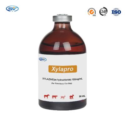 China Inyección hidroclórica inyectable veterinaria de las drogas 100mg Xylazine para los caballos y sedativos y antiemético del Cervidae en venta