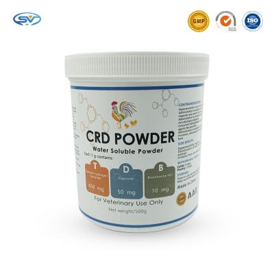 China Veterinary Water Antibiotics CRD Water Soluble Powder For Poultry for sale